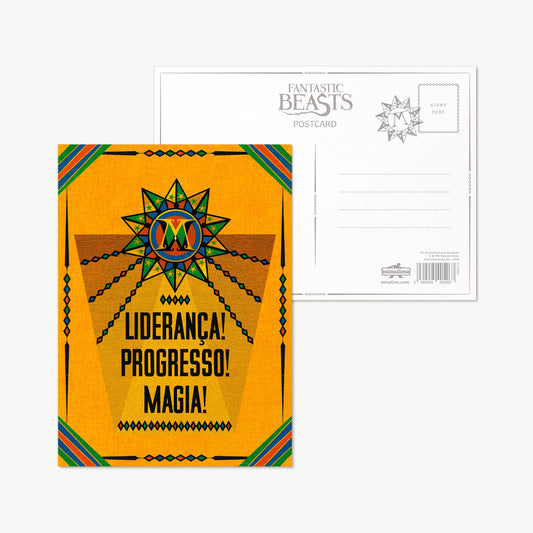 Liderança-Progresso-Magia-képeslap